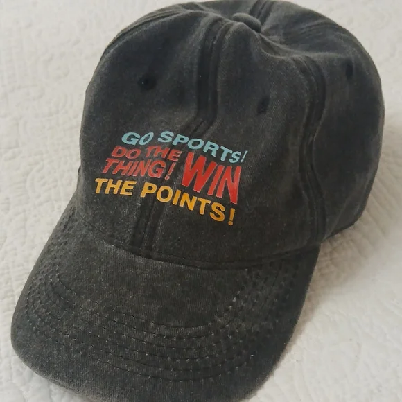 Sportsball Cap, Adjustable Black - Picture 1 of 5